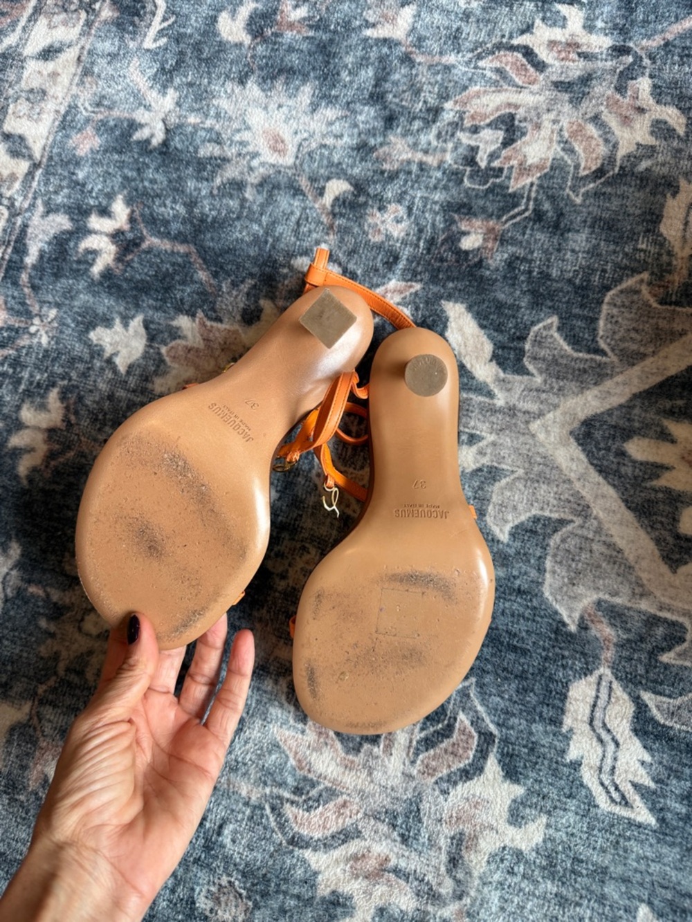 Jacquemus 'Pralu' sandals 37 : like New - Picture 10 of 15